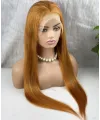 Gerçek Front Lace Tül Peruk - Düz - Bakır 70-75cm