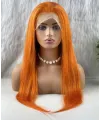 Gerçek Front Lace Tül Peruk - Düz - Canlı Bakır 70-75cm