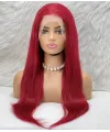 Gerçek Front Lace Tül Peruk - Düz - Kızıl 70-75cm
