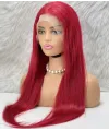 Gerçek Front Lace Tül Peruk - Düz - Kızıl 70-75cm