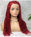 Gerçek Front Lace Tül Peruk - Kabarık Afro - Kızıl 70-75cm