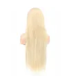 Gerçek Front Lace Tül Peruk - Platin - 85-90cm
