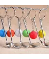 Gerçekçi Golf Tasarımlı Şık Anahtarlık Kolye Çanta Süsü Golf Keychain