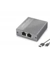 Gigabit Ethernet Switch 4 Port Type C Güç Girişli Gri HDX1413