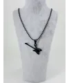 Gitar Figürü Çelik Erkek Kolye - Ekl0109