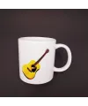 Gitar Tasarımlı Seramik Kupa