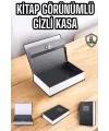 Gizli Kasa İngilizce Sözlüğü Kitap Görünümlü Anahtarlı Gizli Mini Çelik Kasa Kilitli