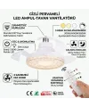 Gizli Pervaneli LED Ampul-Tavan Vantilatörü HV501