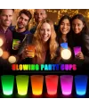 Glow Partisi Bardakları 6 Renk 6 Adet 1.5 Oz 4.5 X 6.5 Cm