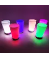 Glow Partisi Bardakları 6 Renk 6 Adet 1.5 Oz 4.5 X 6.5 Cm