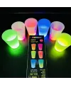 Glow Partisi Bardakları 6 Renk 6 Adet 1.5 Oz 4.5 X 6.5 Cm