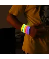 Glow Partisi Fosforlu Ekstra Kalın Bileklik 6 Renk 6’lı Set – Baskı Yapılabilir