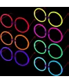 Glow  Yuvarlak Gözlük - Glow Partisi Gözlükleri - Glow Gözlük 12 Adet