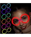 Glow  Yuvarlak Gözlük - Glow Partisi Gözlükleri - Glow Gözlük 12 Adet