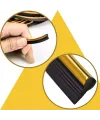 Gold Araba Oto Trim Dekorasyon Şeridi Kauçuk Elastik Kolay Kurulum 5 metre Şerit Bant