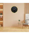 Gold Dekortaif 52 x 52 Cm Duvar Saati