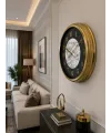 Gold Imperial 60 x 60 Cm Metal Duvar Saati