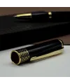 Gold İşlemeli Siyah Metal Roller Kalem
