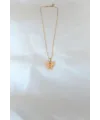 ietaks™ Gold Kaplama Sarı Renk Sedefli Kelebek Kolye