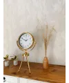 Gold Luxury Modern Üç Ayaklı Masa Saati