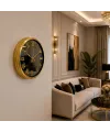 Gold Majestic Aynalı 40 x 40 Cm Duvar Saati