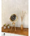 Gold Metal Mini Tripod Sade Masa Saati 45×26 cm