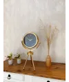 Gold Metal Mini Tripod Tokyo Masa Saati 45×26 cm