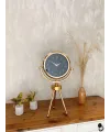 Gold Metal Mini Tripod Tokyo Masa Saati 45×26 cm
