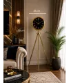 Gold Premium Aynalı Tripod 150 x 45 Cm Ayaklı Saat