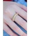 Gold Renk Sarmal Model Kadın Yüzük
