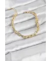 Gold Renk Tifani Model Pirinç Kadın Bileklik