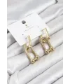 Gold Renk VIP Seri Tifani Zirkon Taşlı Kadın Küpe