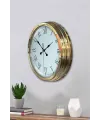 Gold Şık 40 Cm Metal Roma Rakamlı Duvar Saati