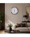 Gold Takvimli 40 x 40 Cm Metal Duvar Saati