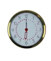 Gold Takvimli 40 x 40 Cm Metal Duvar Saati