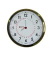 Gold Takvimli 52 x 52 Cm Metal Duvar Saati