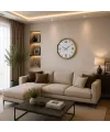 Golden Harmoney 52 x 52 Cm Duvar Saati