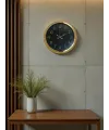 Golden Night Luxury 40 Cm Metal Duvar Saati