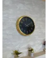 Golden Night Luxury 40 Cm Metal Duvar Saati