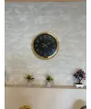 Golden Night Luxury 40 Cm Metal Duvar Saati