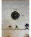 Golden Night Luxury 40 Cm Metal Duvar Saati