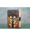 Göz Tasarımlı Deri Defter