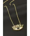Göz Zirkon Taşlı Kolye