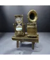 Gramofon Biblolu Kum Saati