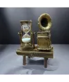 Gramofon Biblolu Kum Saati