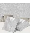 Gri Mermer Desen Duvar Sticker (30x30)