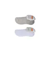 Gri ve Beyaz Erkek Babet Çorap 6 çift