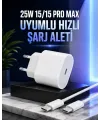 Güç Adaptörü Ve Kablosu Şarj Aleti 15/15 Pro Max Uyumlu Hızlı Şarj
