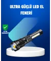 Güçlü Led El Feneri Şarj Edilebilir Çok Modlu