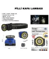 Güçlü Pilli Kafa Lambası  Wt-607